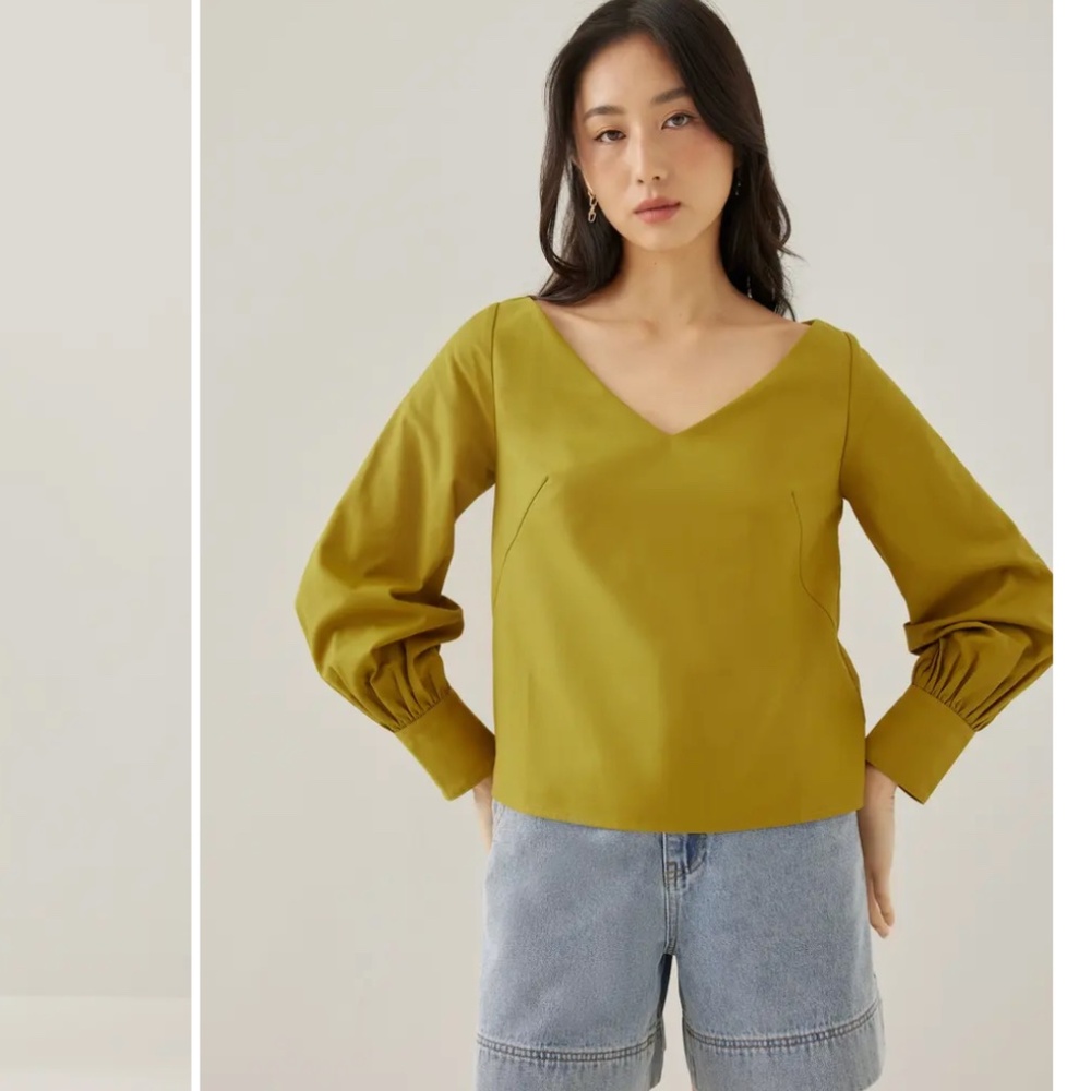 Elegant Mustard Blouse